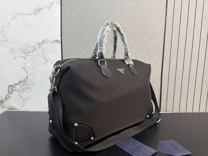 Prada Nylon & Canvas Handbag