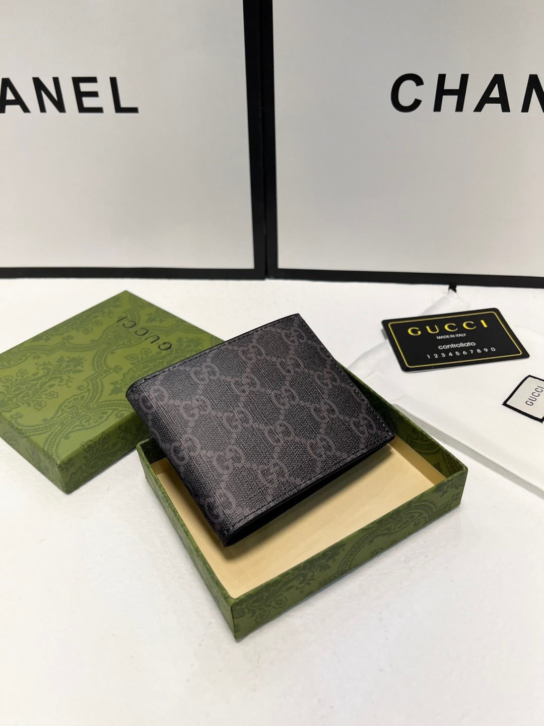 Gucci Black Bee Wallet