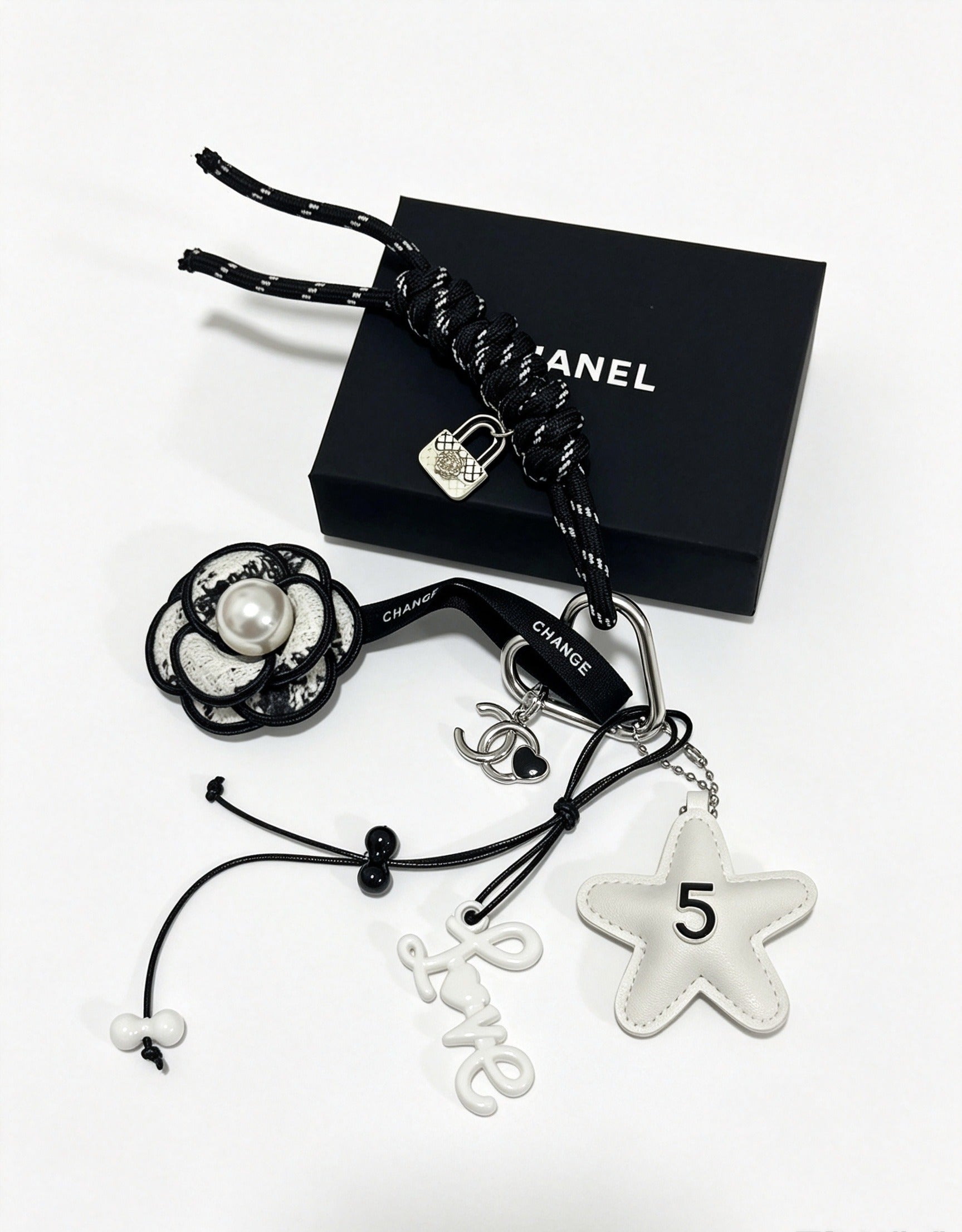 Chanel Vintage-Finish Keychain