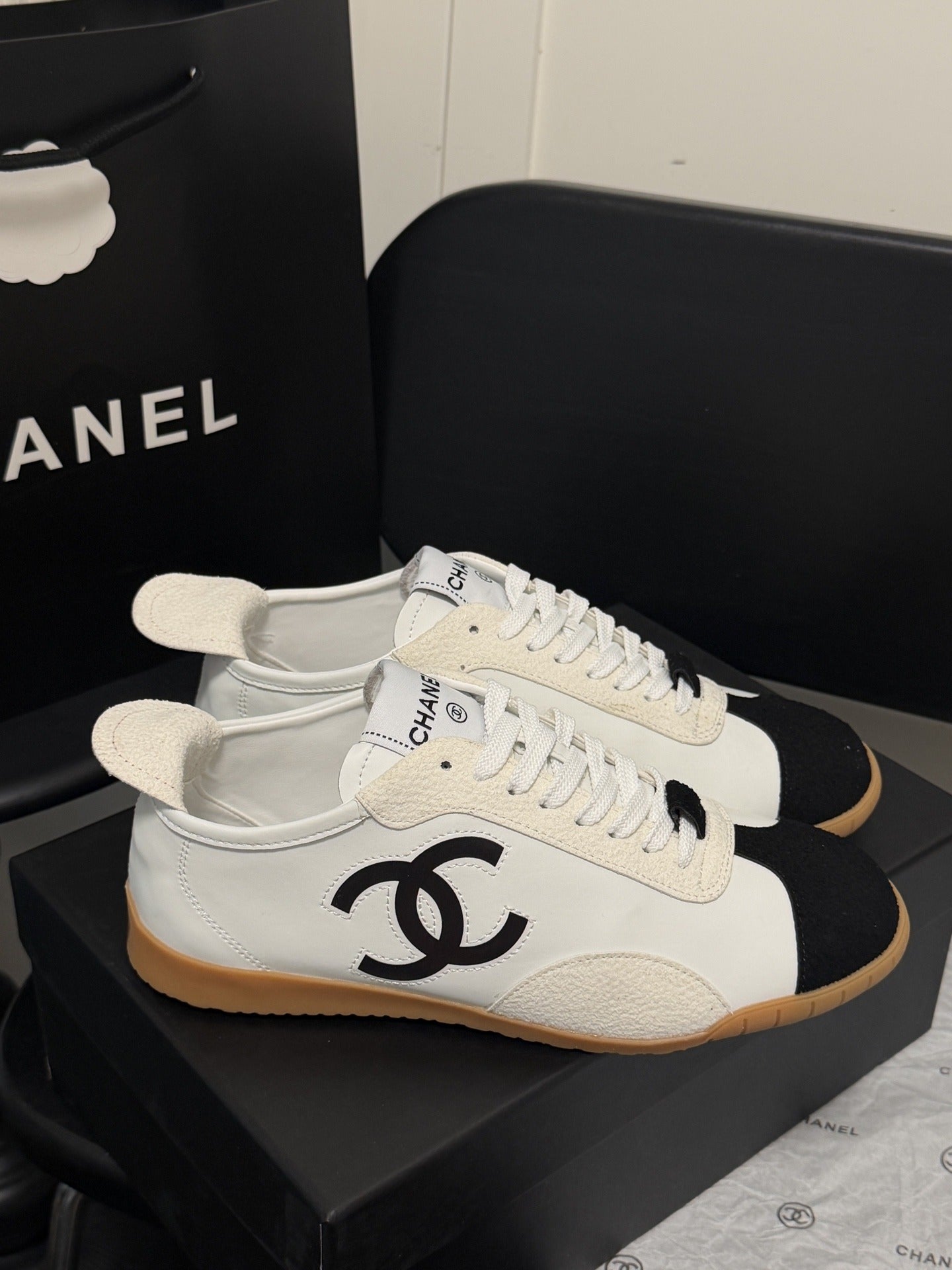 Chanel Leather Sneakers