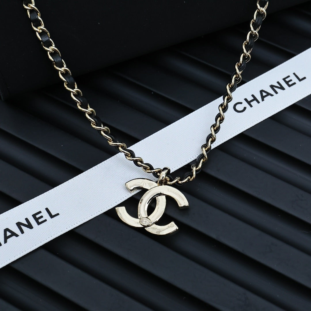 Chanel Logo Necklace