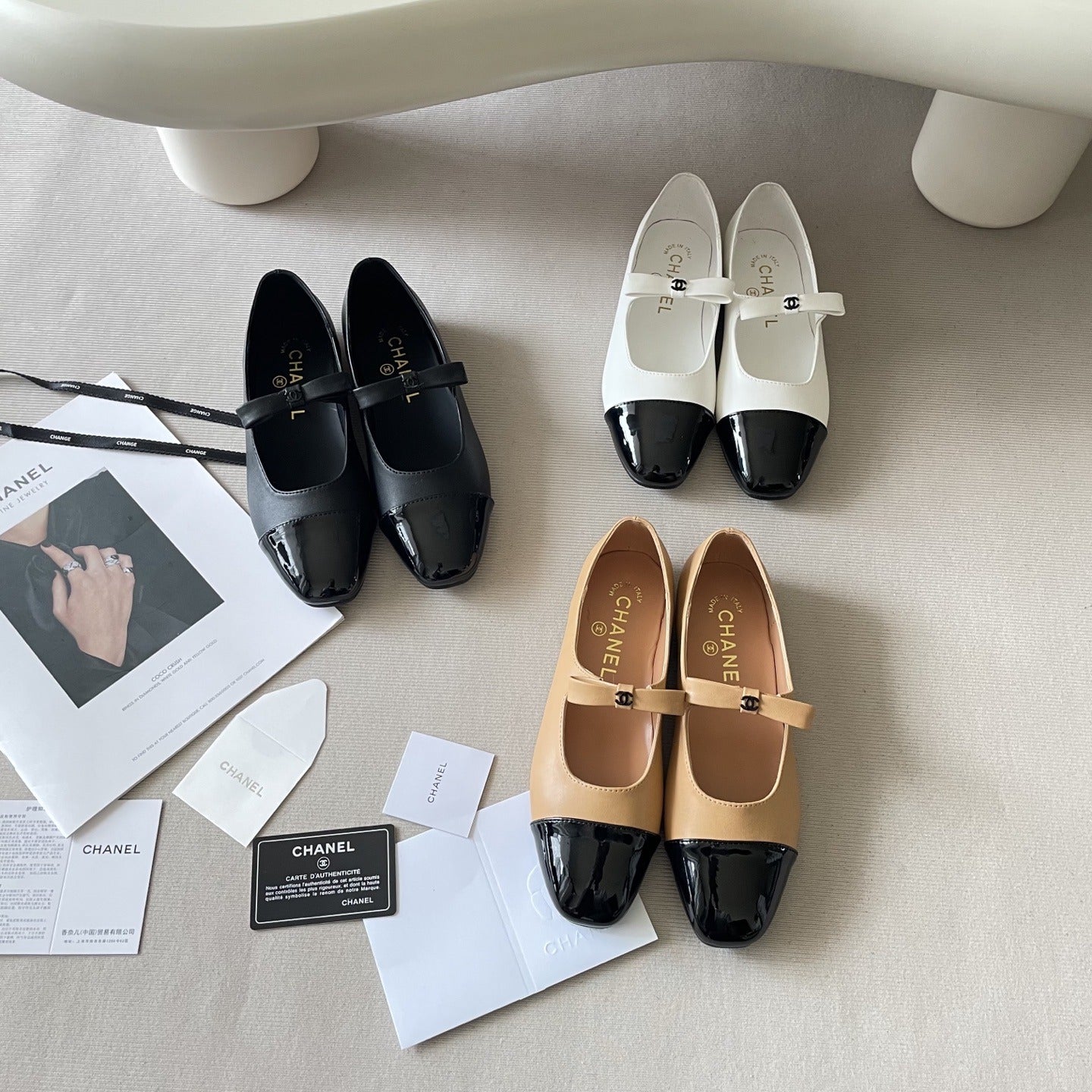 Chanel Leather Square Toe Shoes