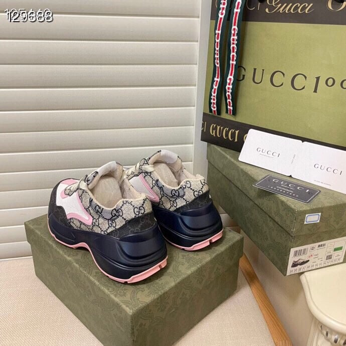Gucci Calfskin Leather Sneakers