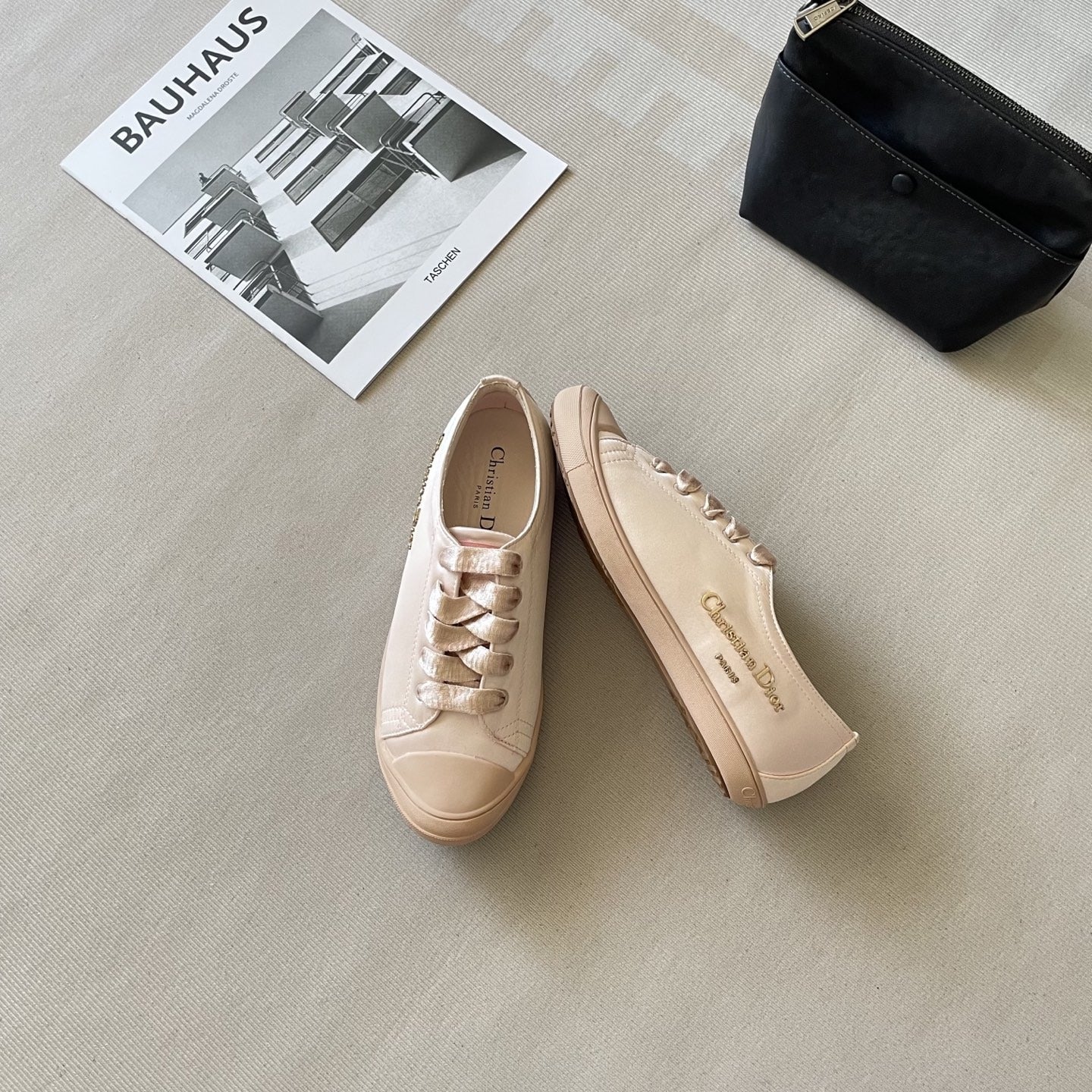 Dior Leather Logo Sneakers