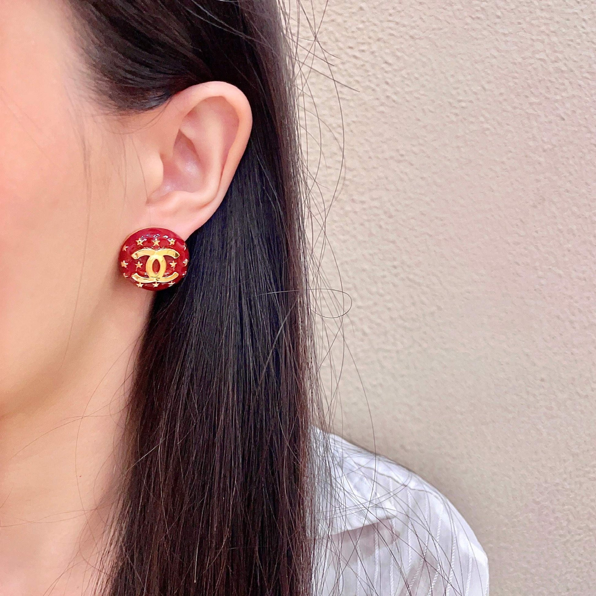 Chanel Star Earrings