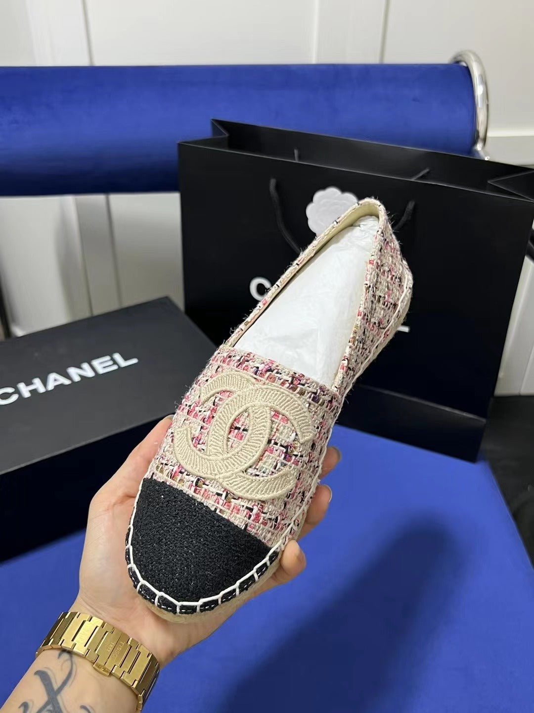 Chanel Canvas Shoes