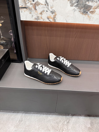 Prada Lambskin Leather Sneakers