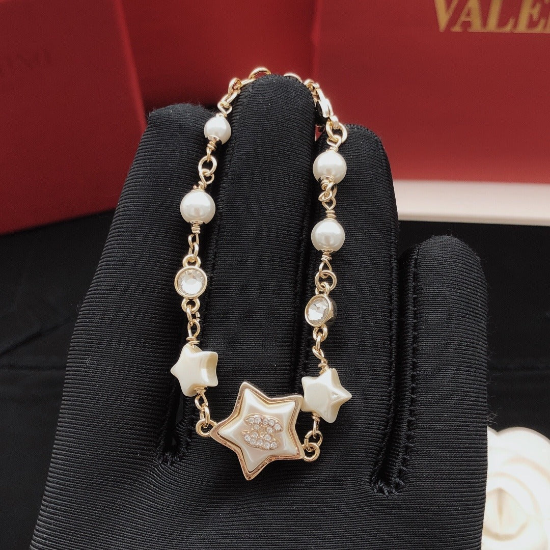 Chanel Brass Star Bracelet