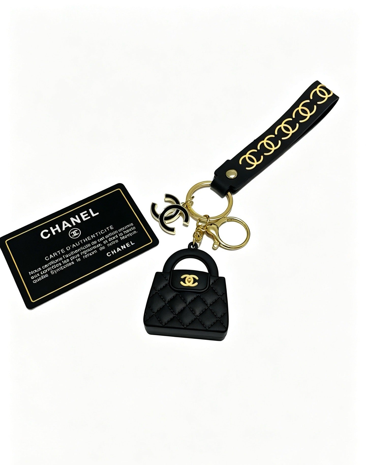 Chanel Vintage-Finish Keychain