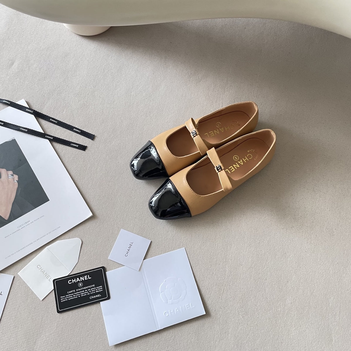 Chanel Leather Square Toe Shoes
