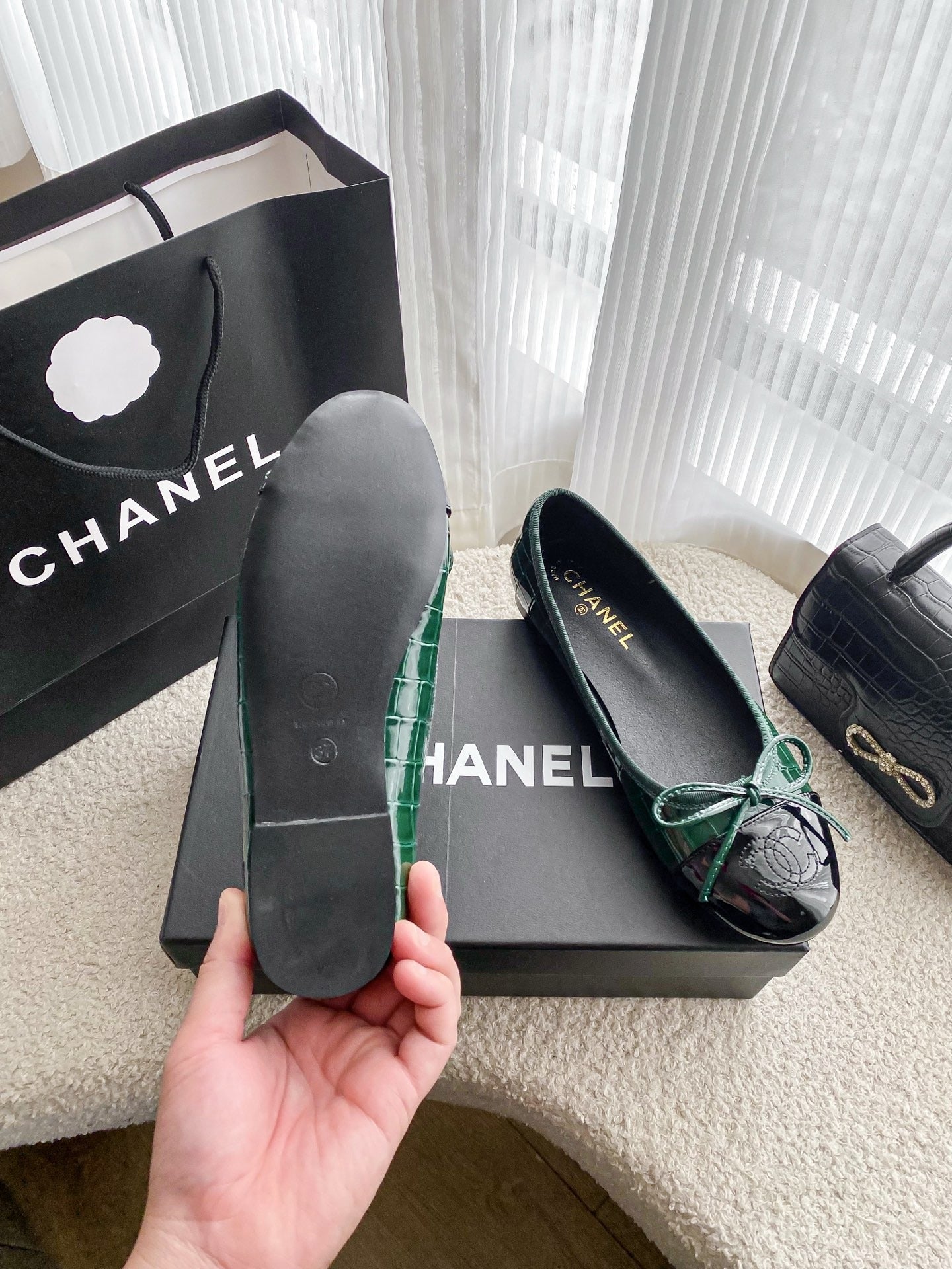 Chanel Bow Shoes