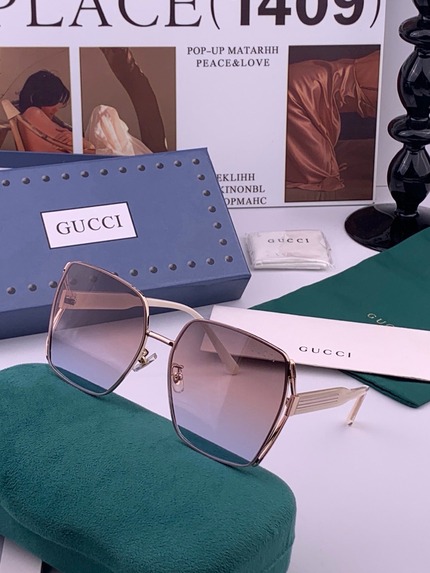Chanel Nylon & Stainless Steel Sunglasses