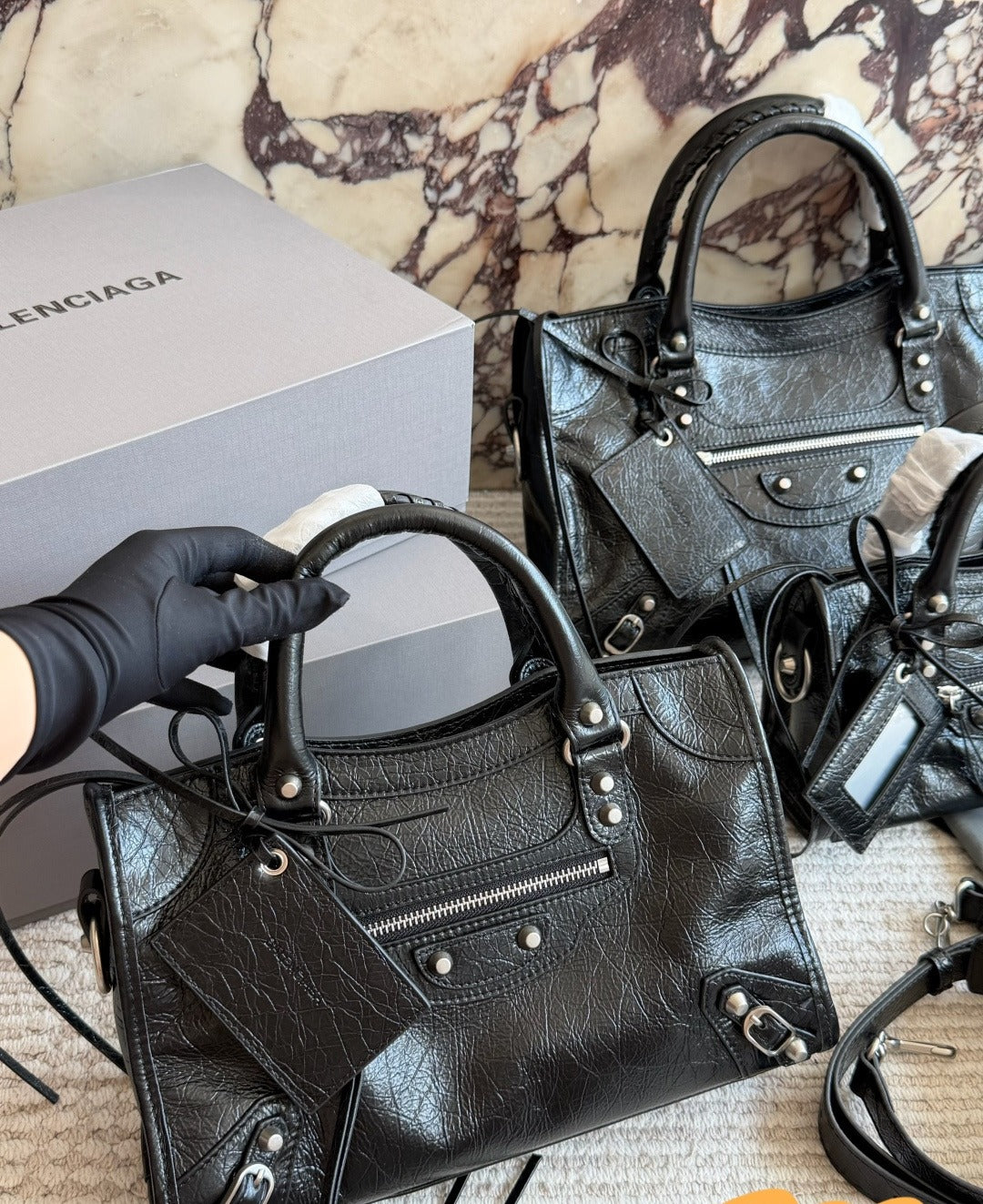 Balenciaga Leather Card Holder