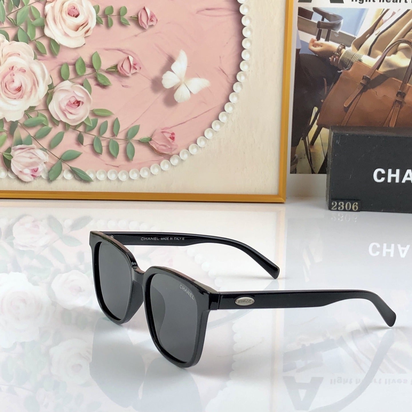 Chanel Vintage-Finish Sunglasses