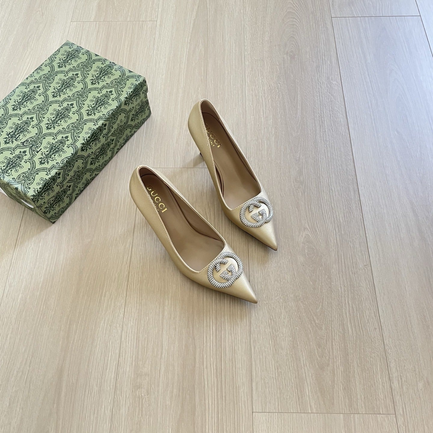 Gucci Crystal Heels