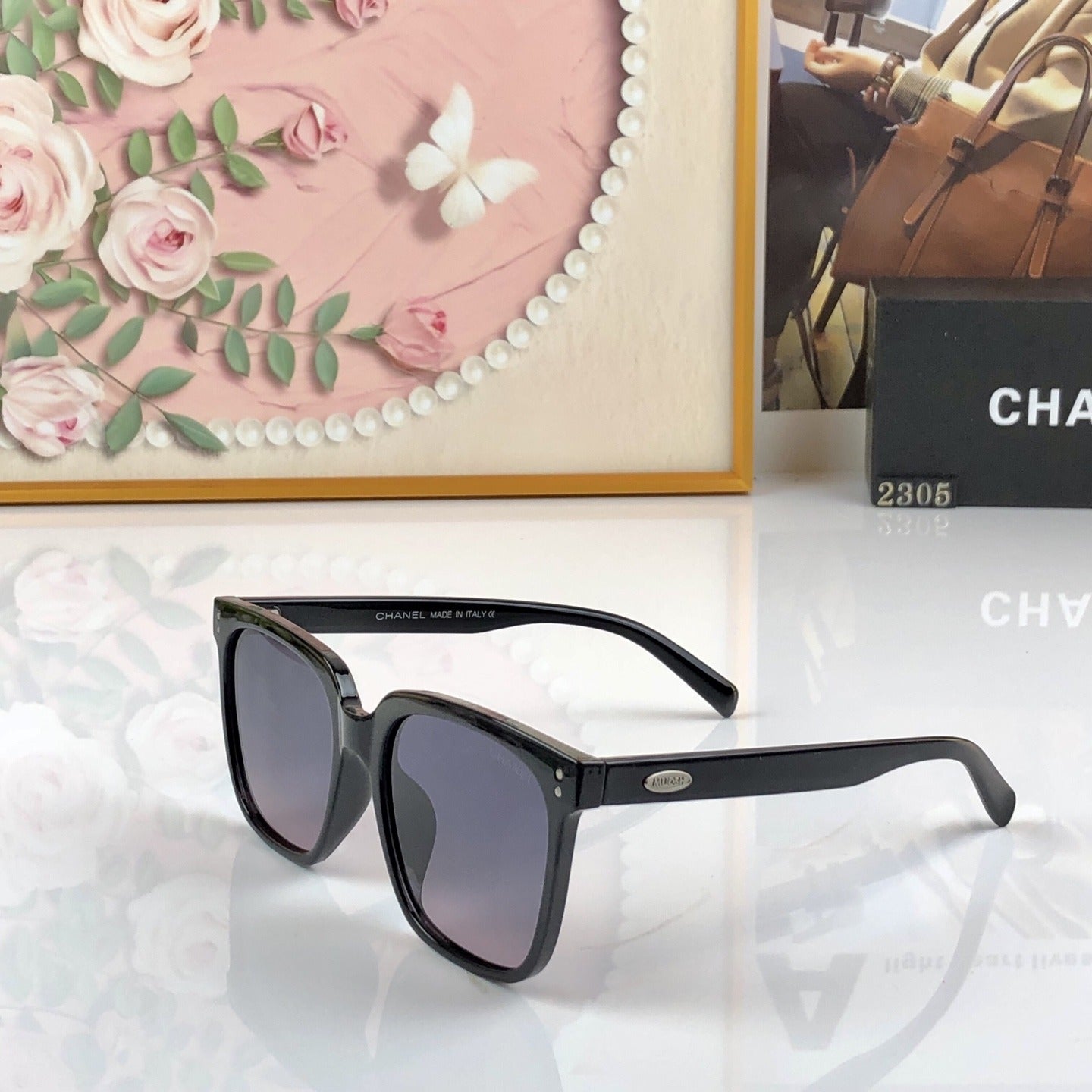 Chanel Vintage-Finish Sunglasses