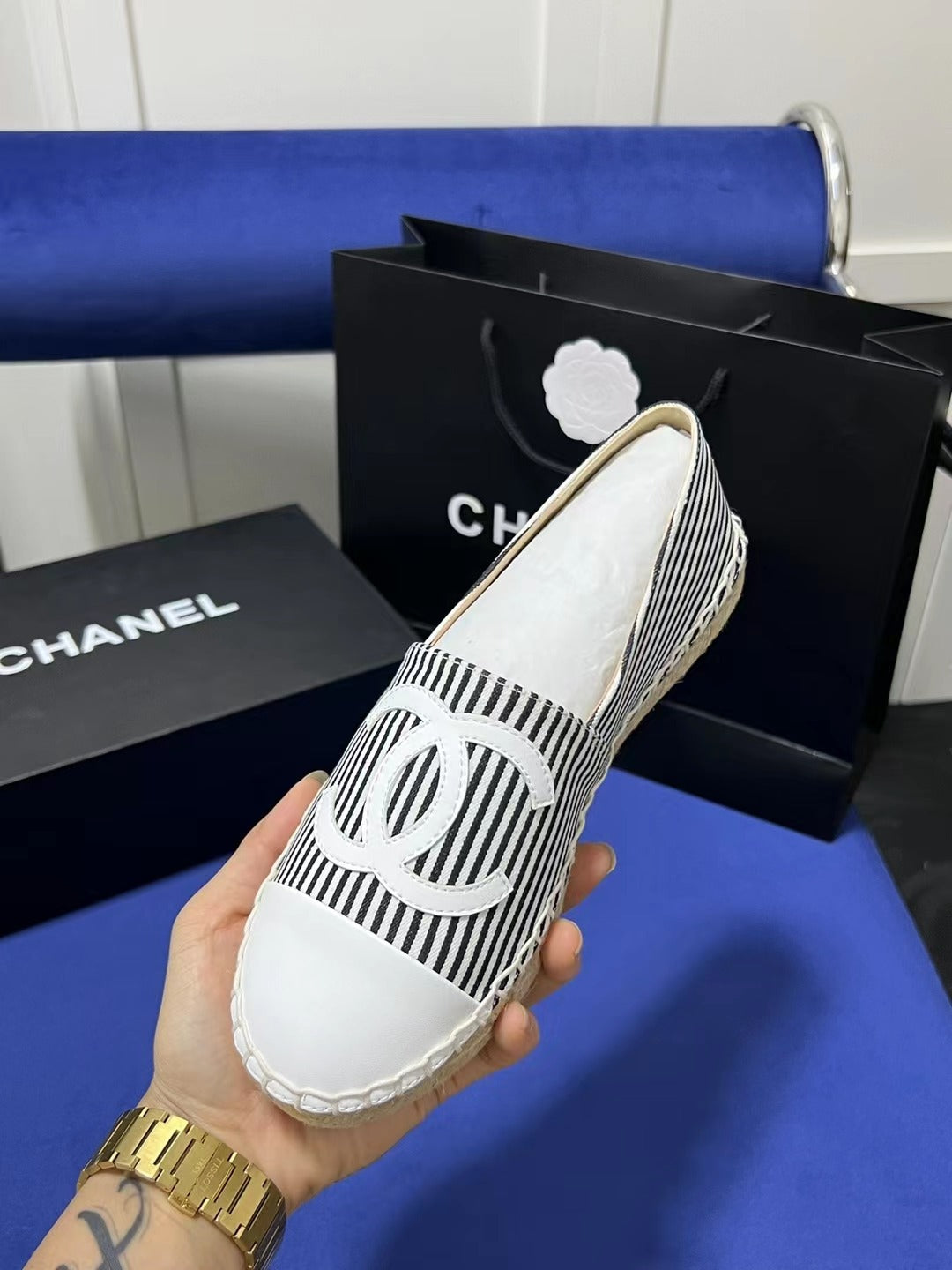 Chanel Canvas Shoes