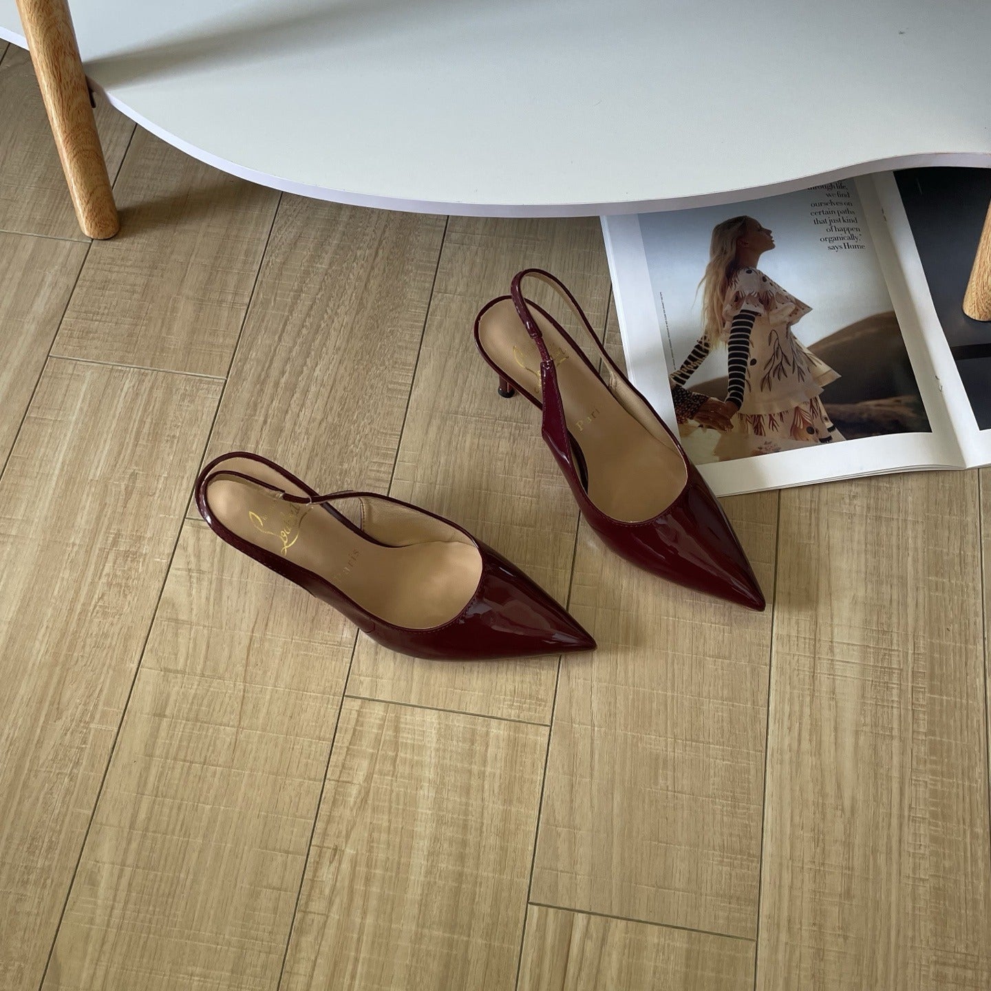 Christian Louboutin Lambskin Leather Heels