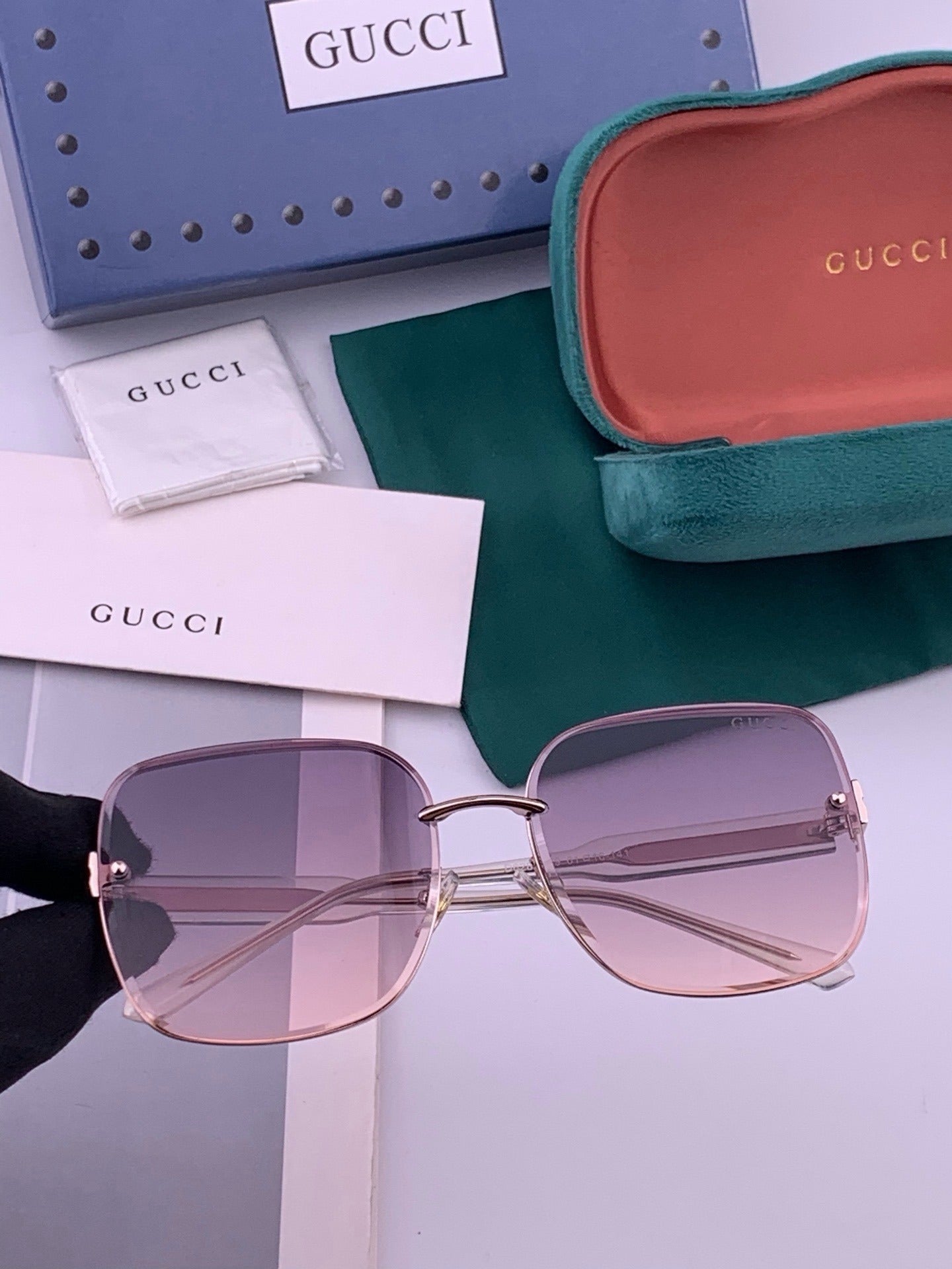 Gucci Nylon & Stainless Steel Sunglasses
