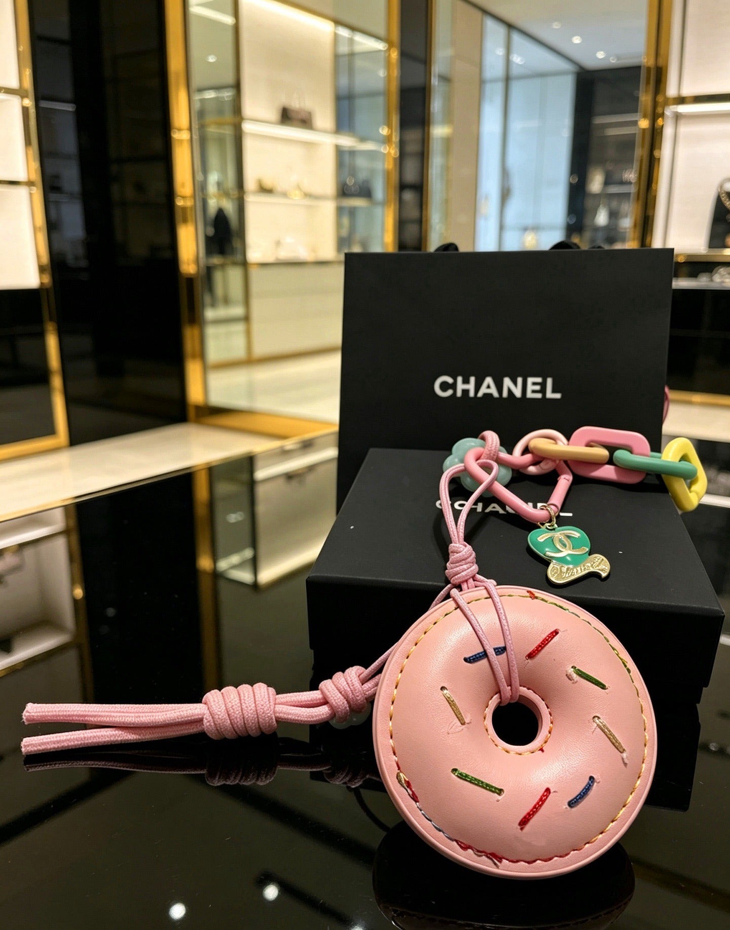 Chanel Vintage-Finish Keychain