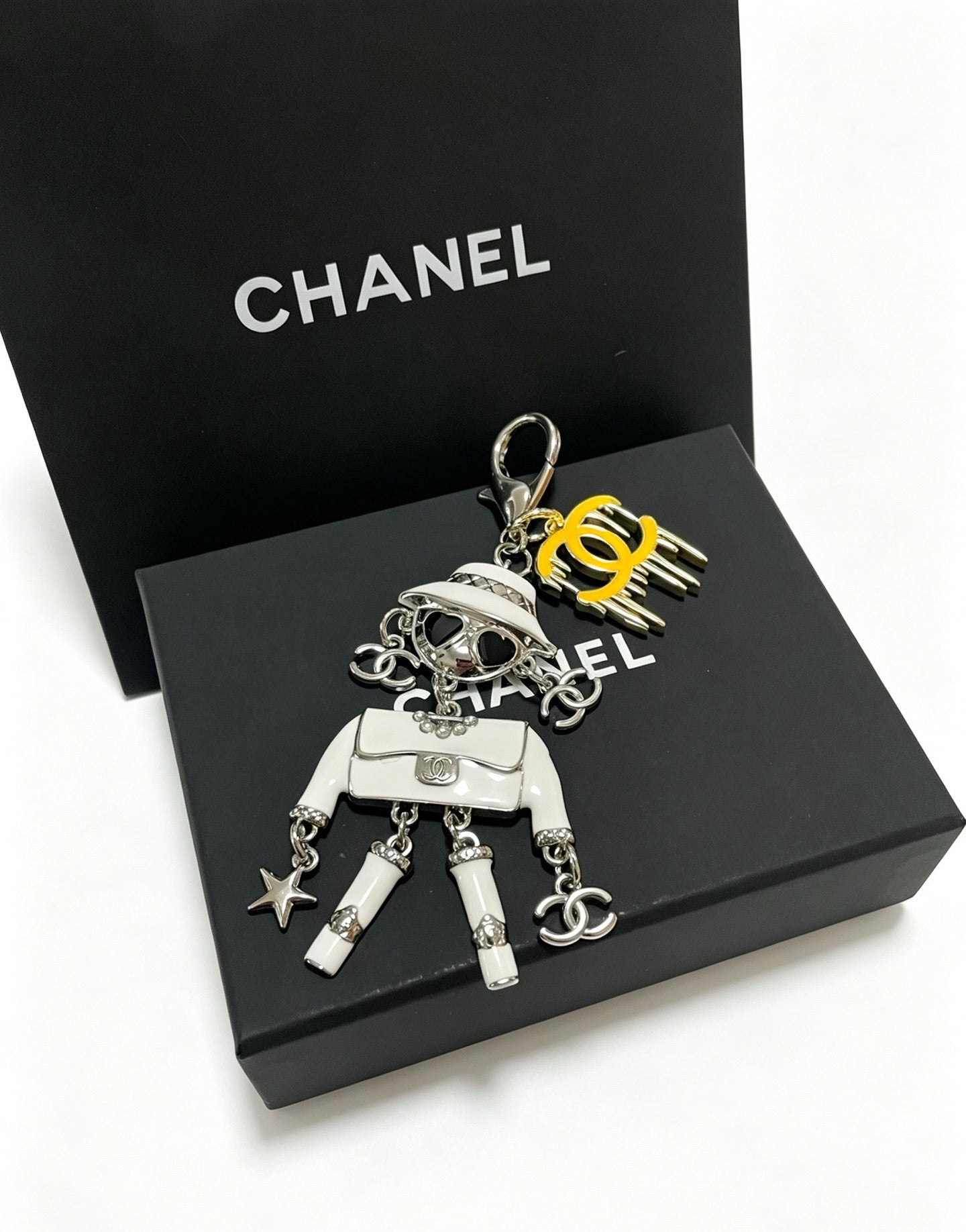 Chanel Vintage-Finish Keychain