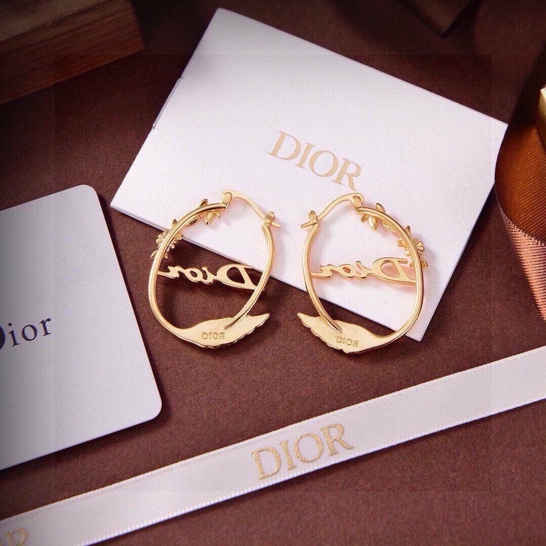 Dior Brass Earrings