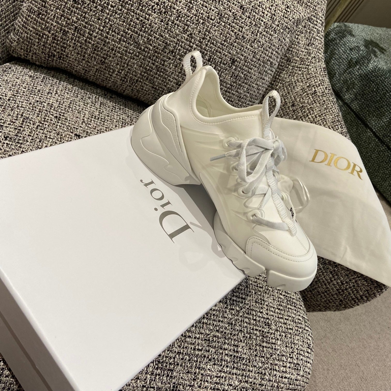 Dior Leather Logo Sneakers