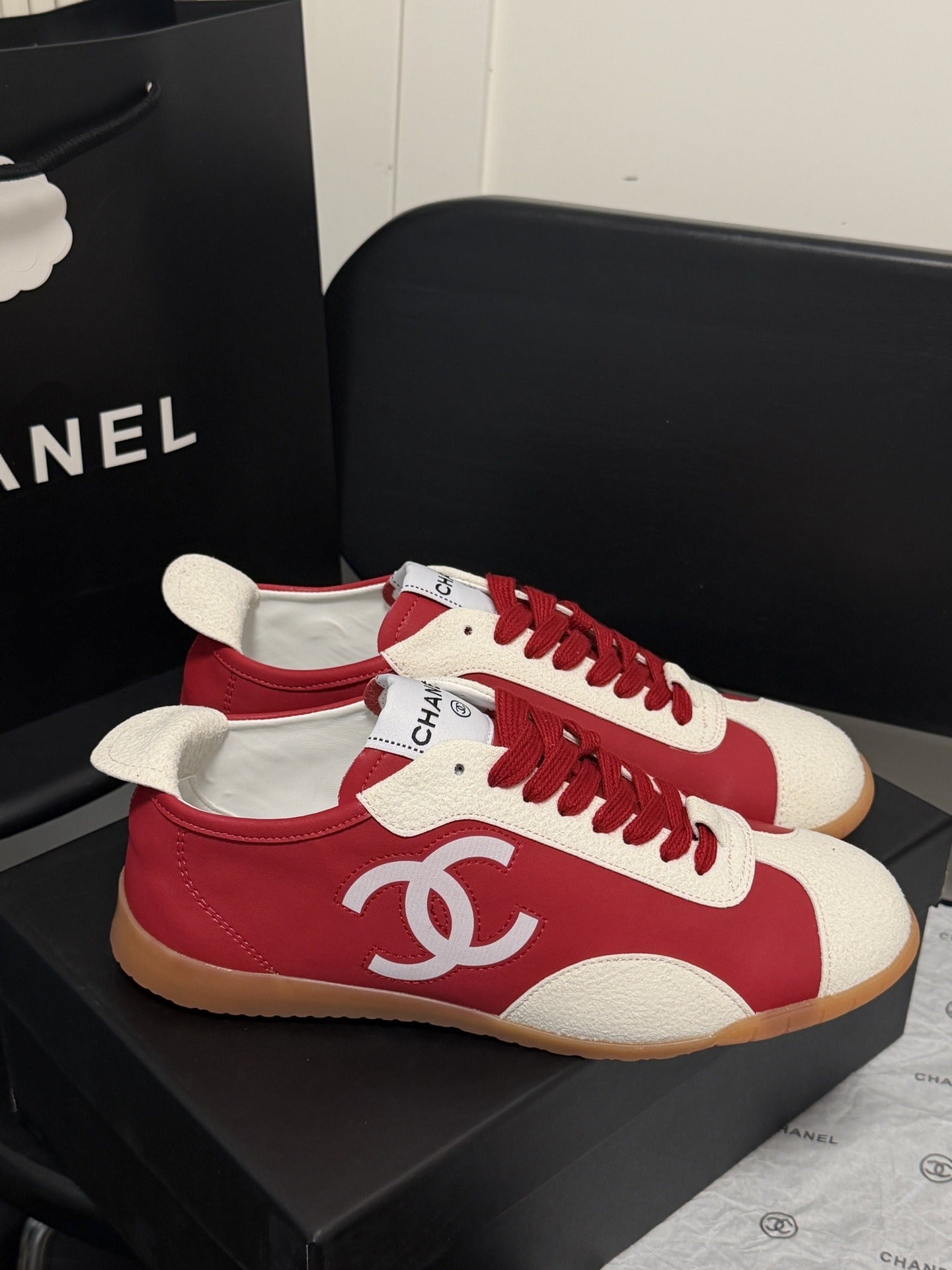 Chanel Leather Sneakers