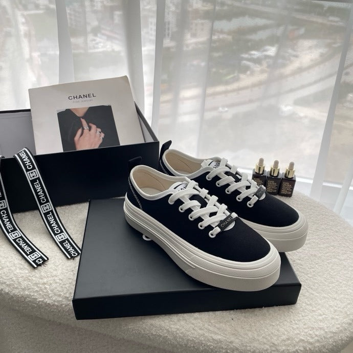 Chanel Canvas Canvas Shoes