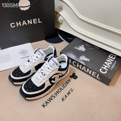 Chanel Leather Logo Shoes