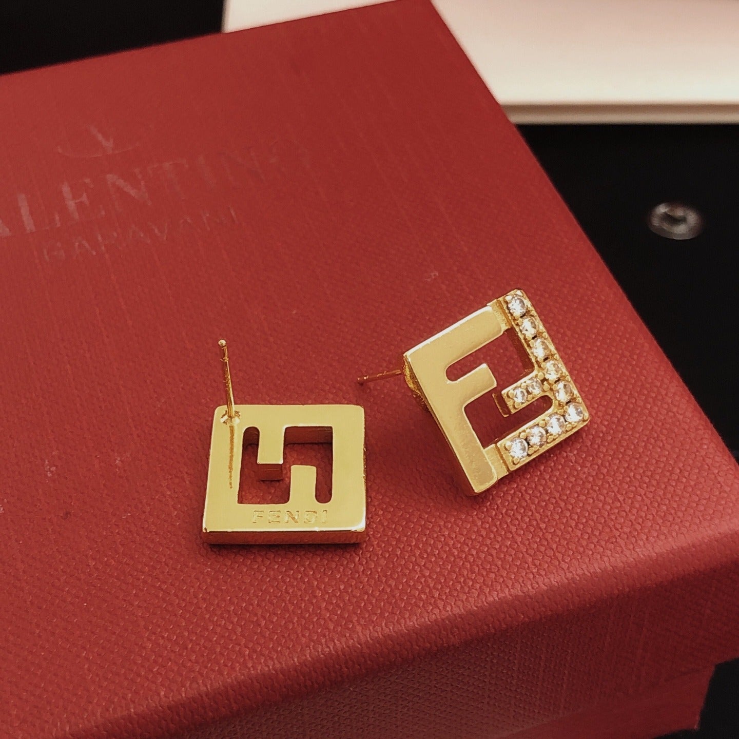 Fendi Brass Earrings