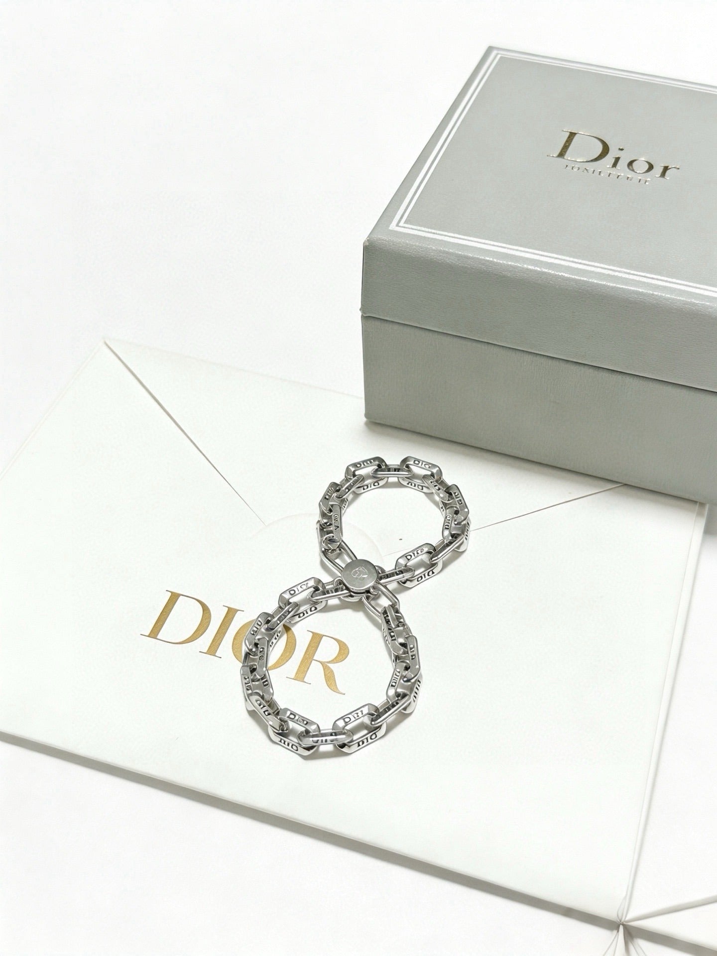 Dior Sterling Silver Chain Bracelet