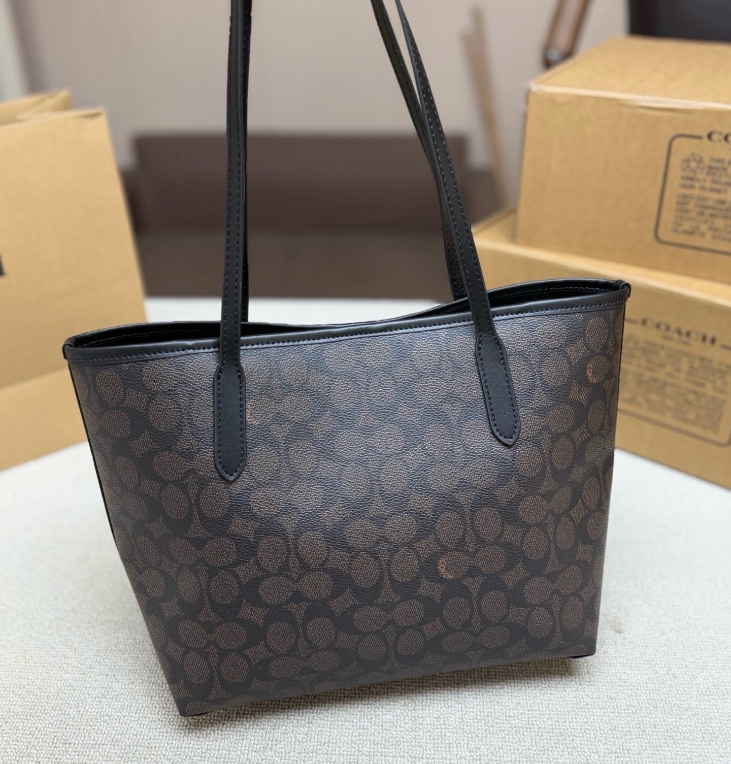 Coach Vintage-Finish Tote Bag