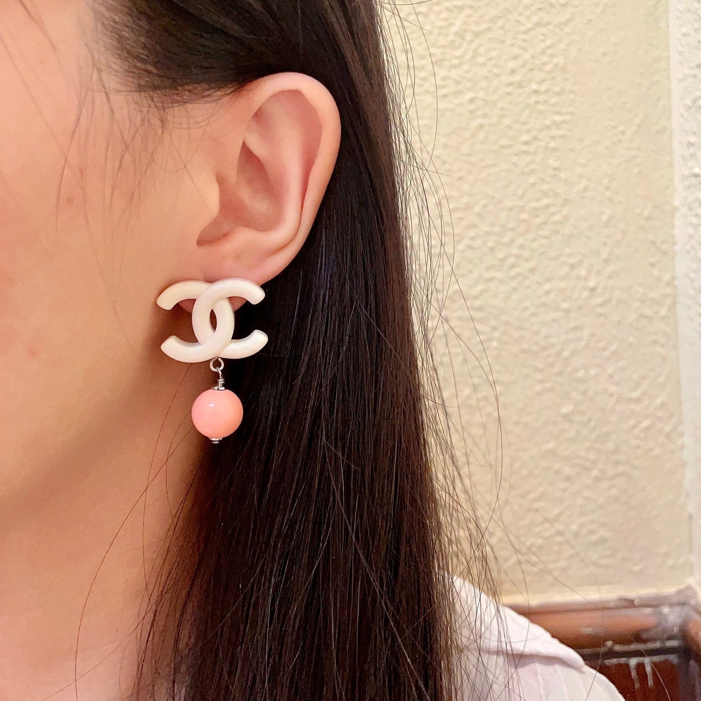 Chanel Pearl Earrings