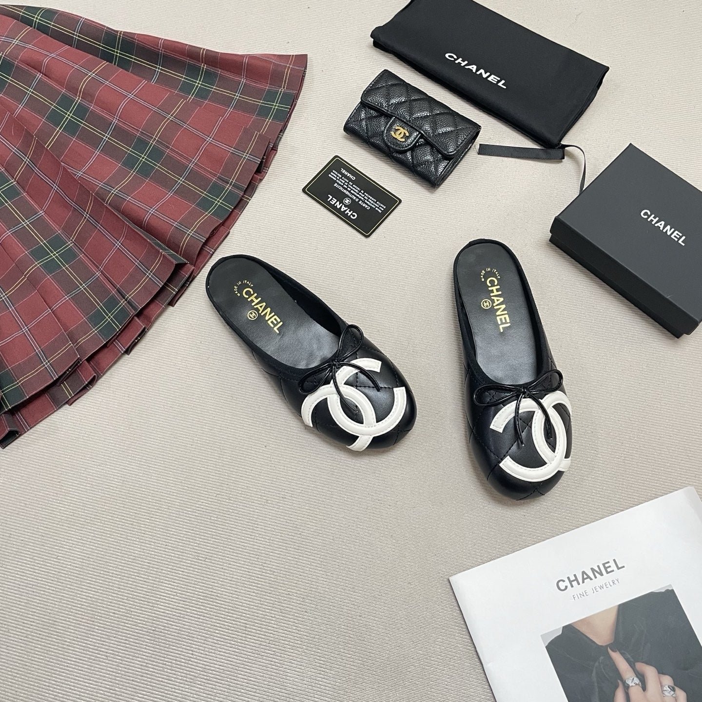 Chanel Leather Ballet Flats