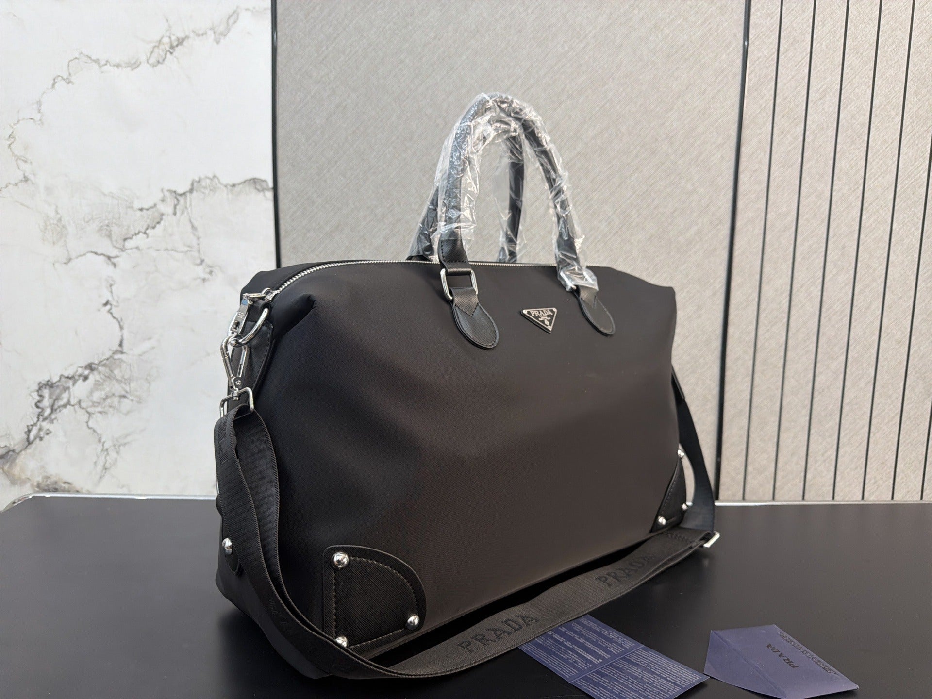 Prada Nylon & Canvas Handbag