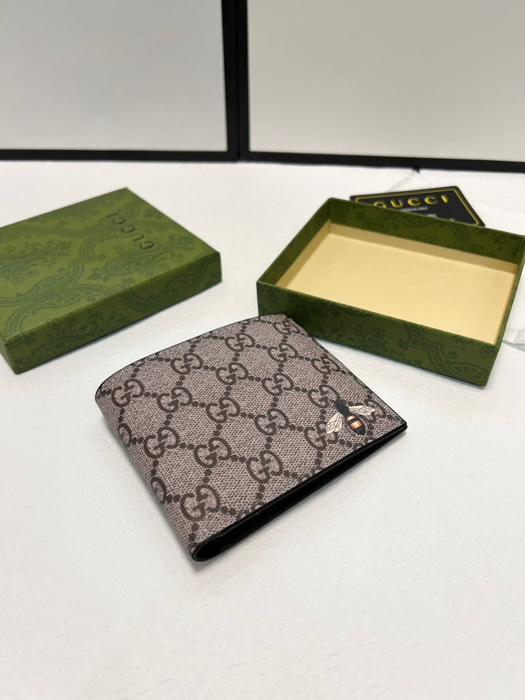 Gucci Black Bee Wallet