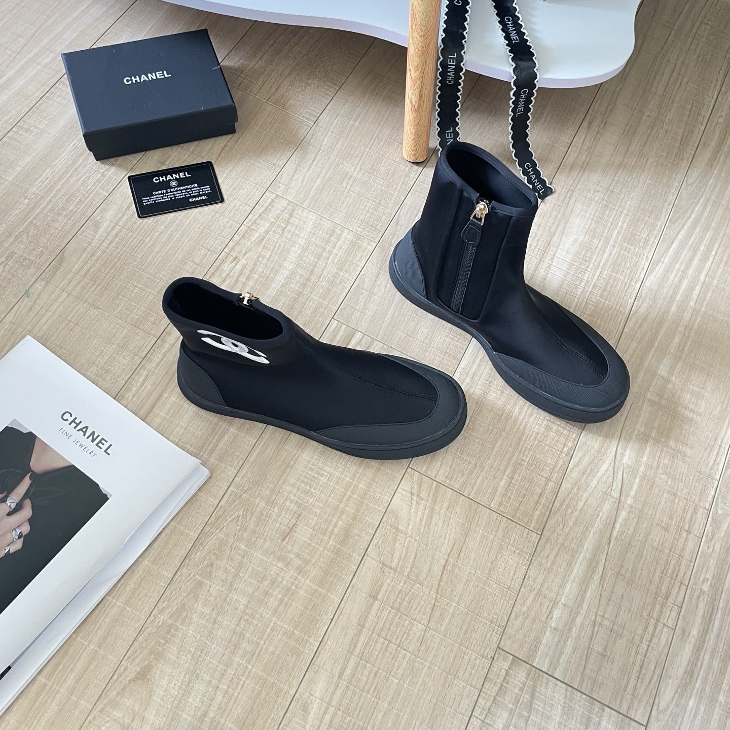 Chanel Leather Boots