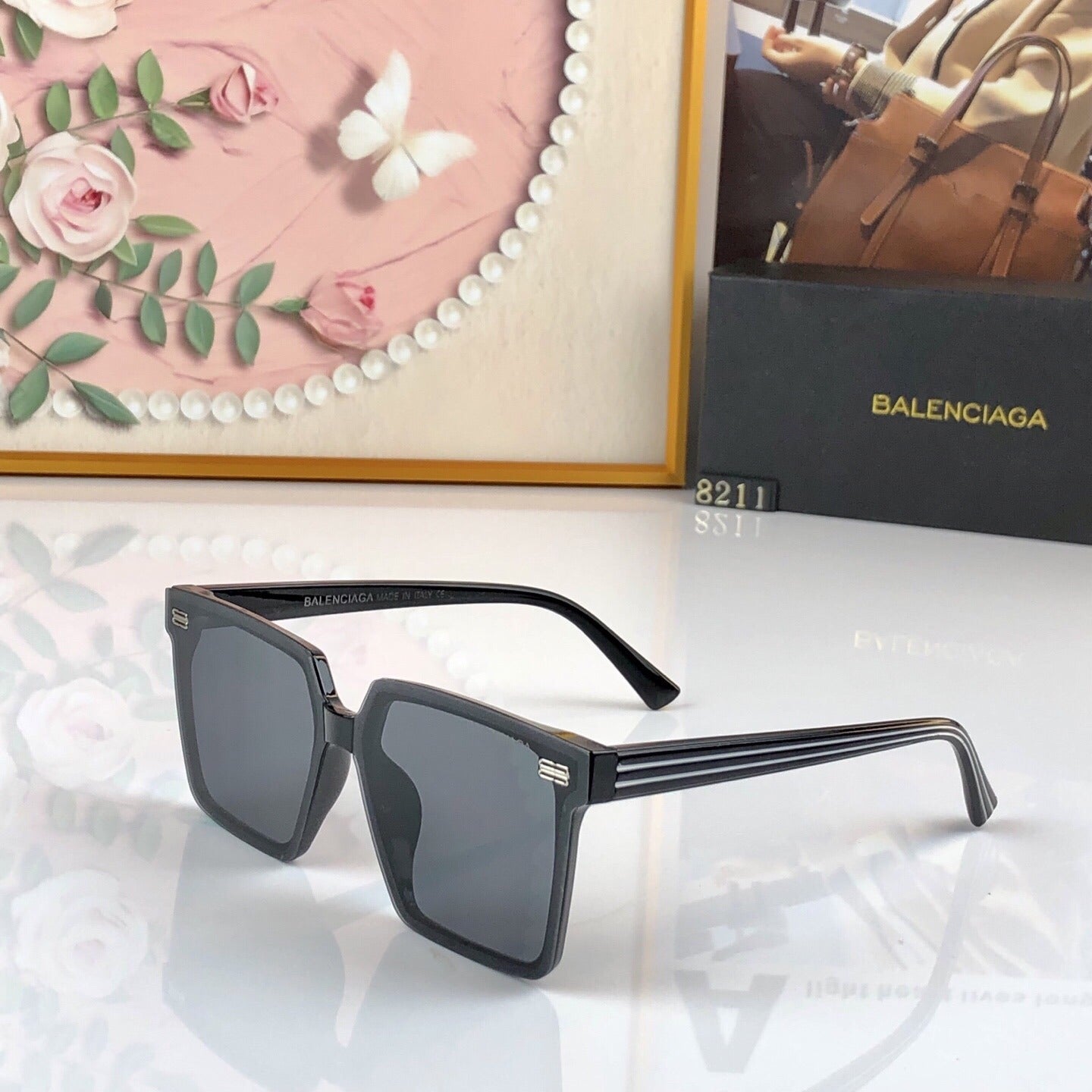 Balenciaga Vintage-Finish Sunglasses