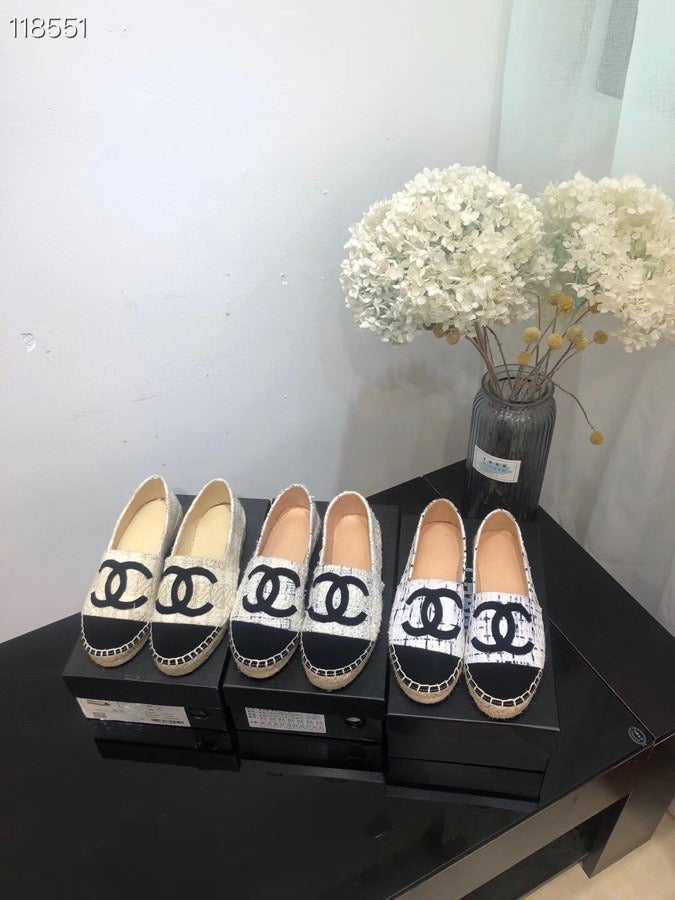 Chanel Canvas Shoes