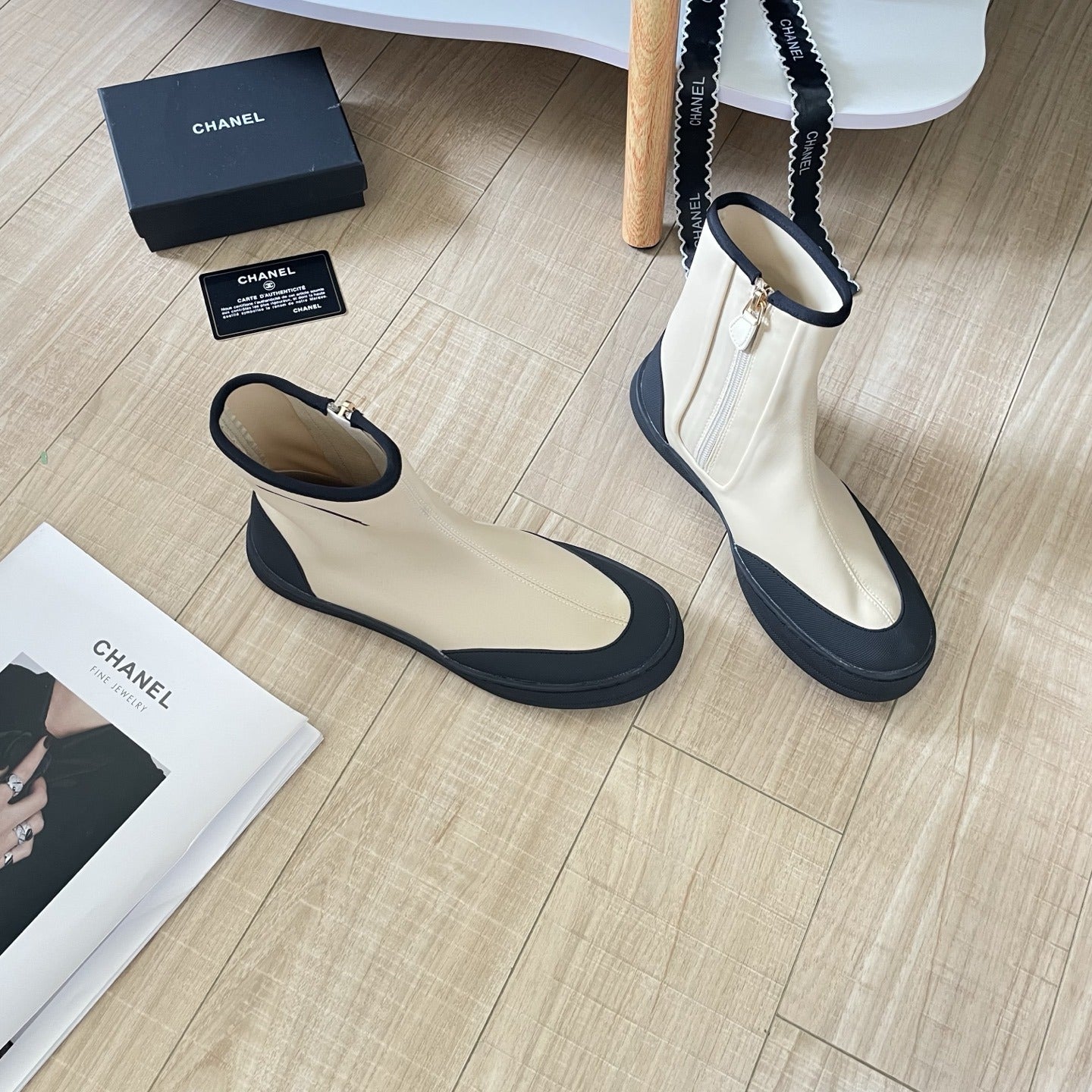 Chanel Leather Boots