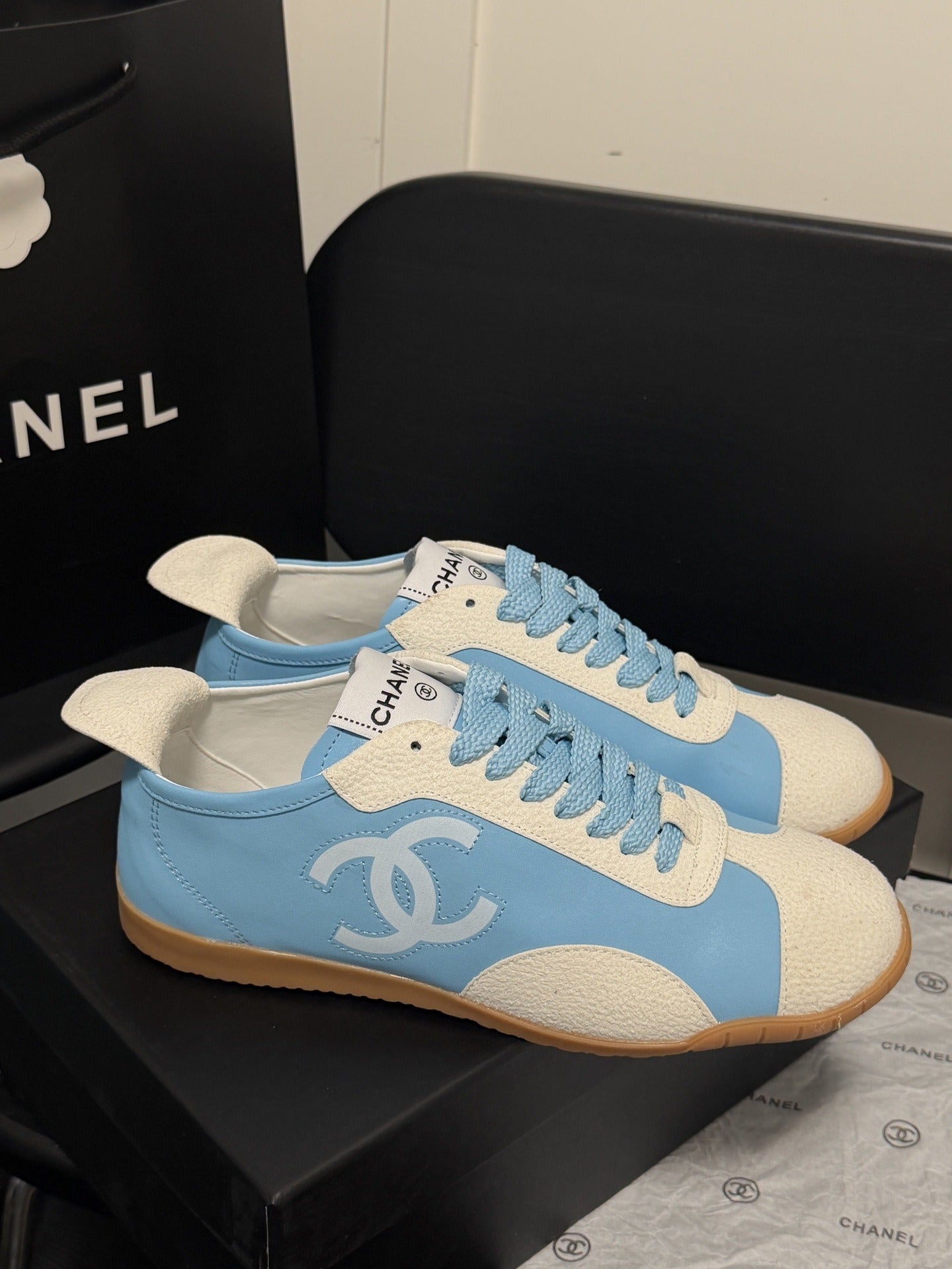 Chanel Leather Sneakers