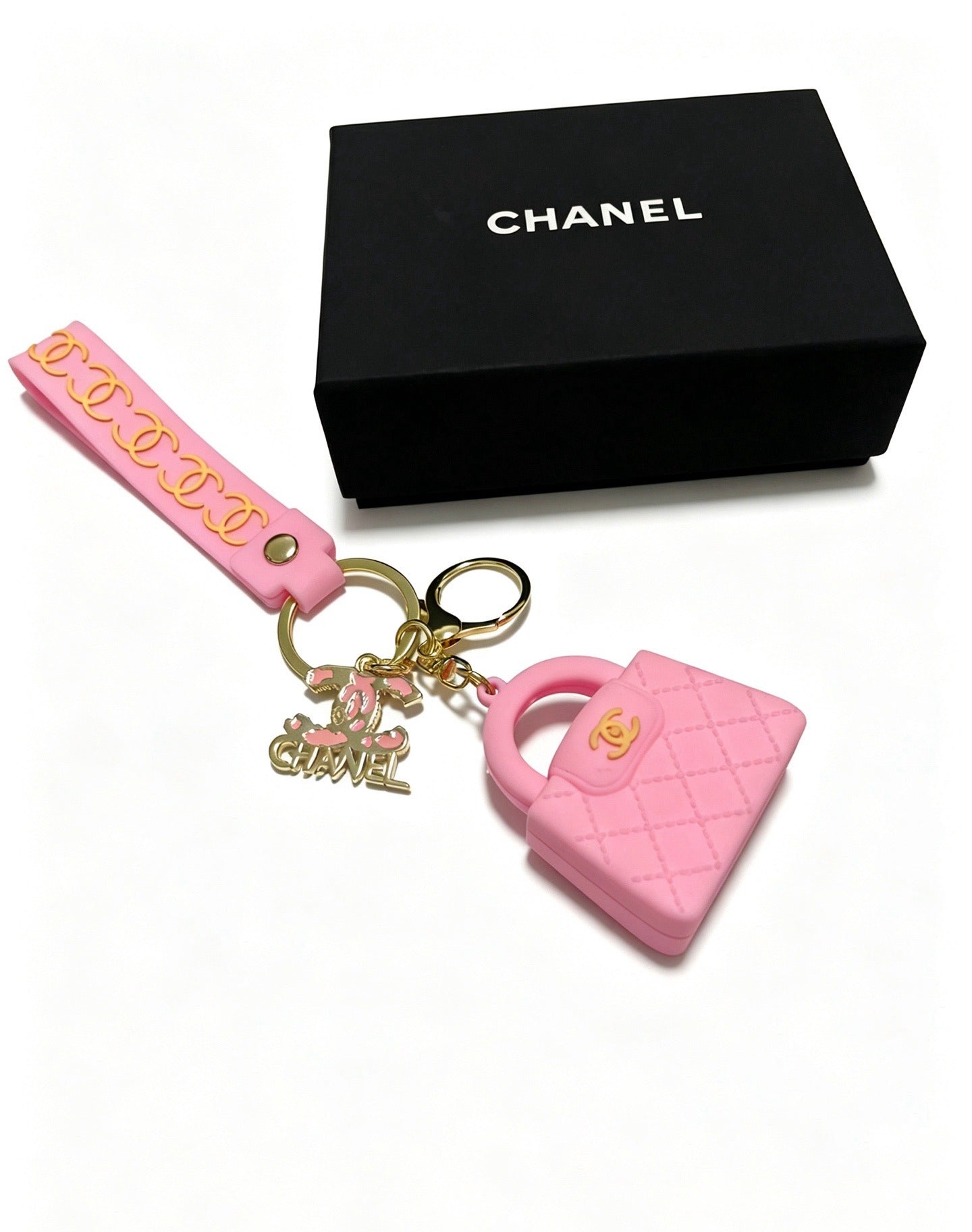 Chanel Vintage-Finish Keychain