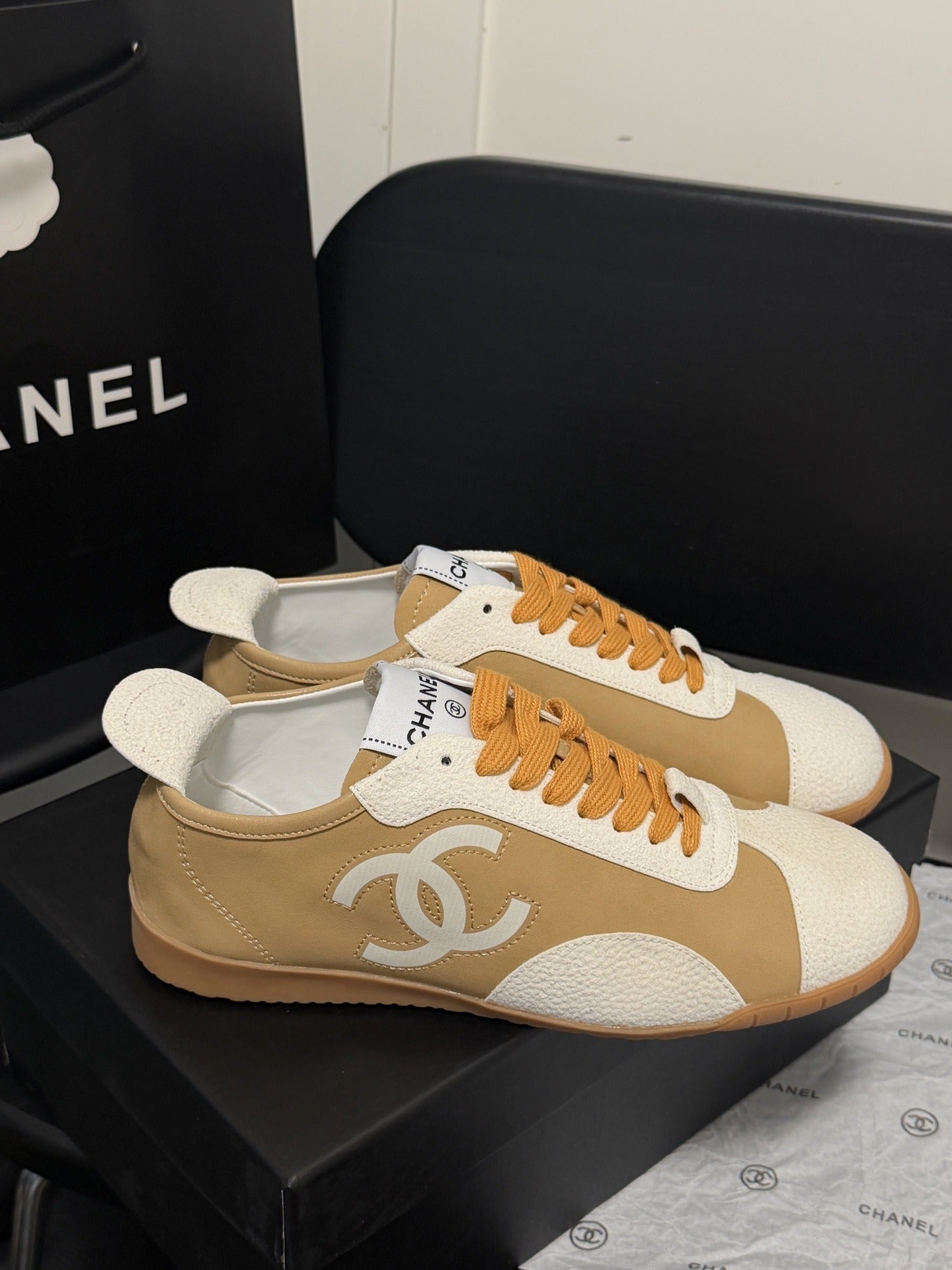 Chanel Leather Sneakers
