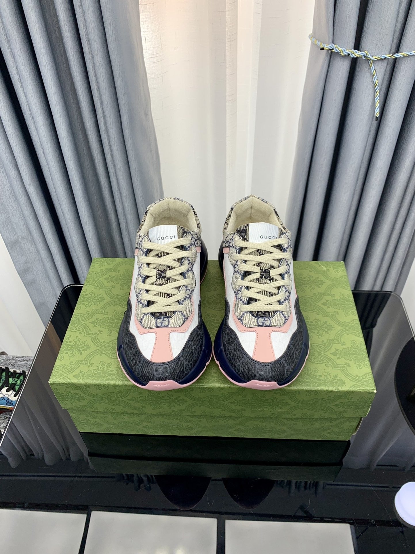 Gucci Lambskin Leather Sneakers