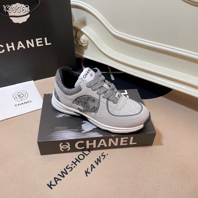 Chanel Leather Logo Shoes