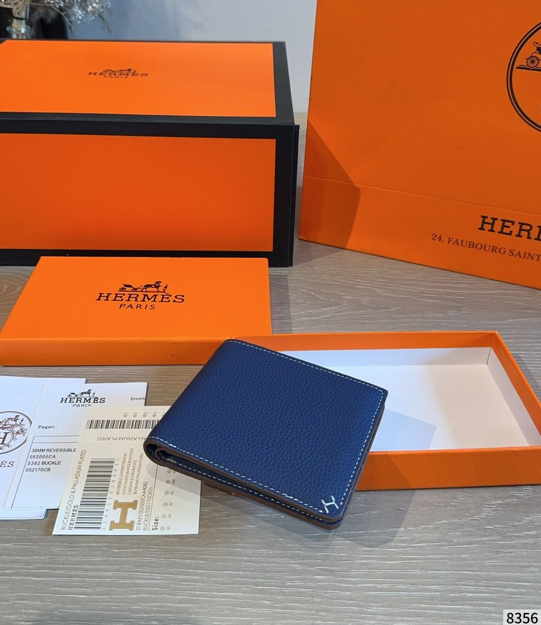 Hermes Leather Clutch