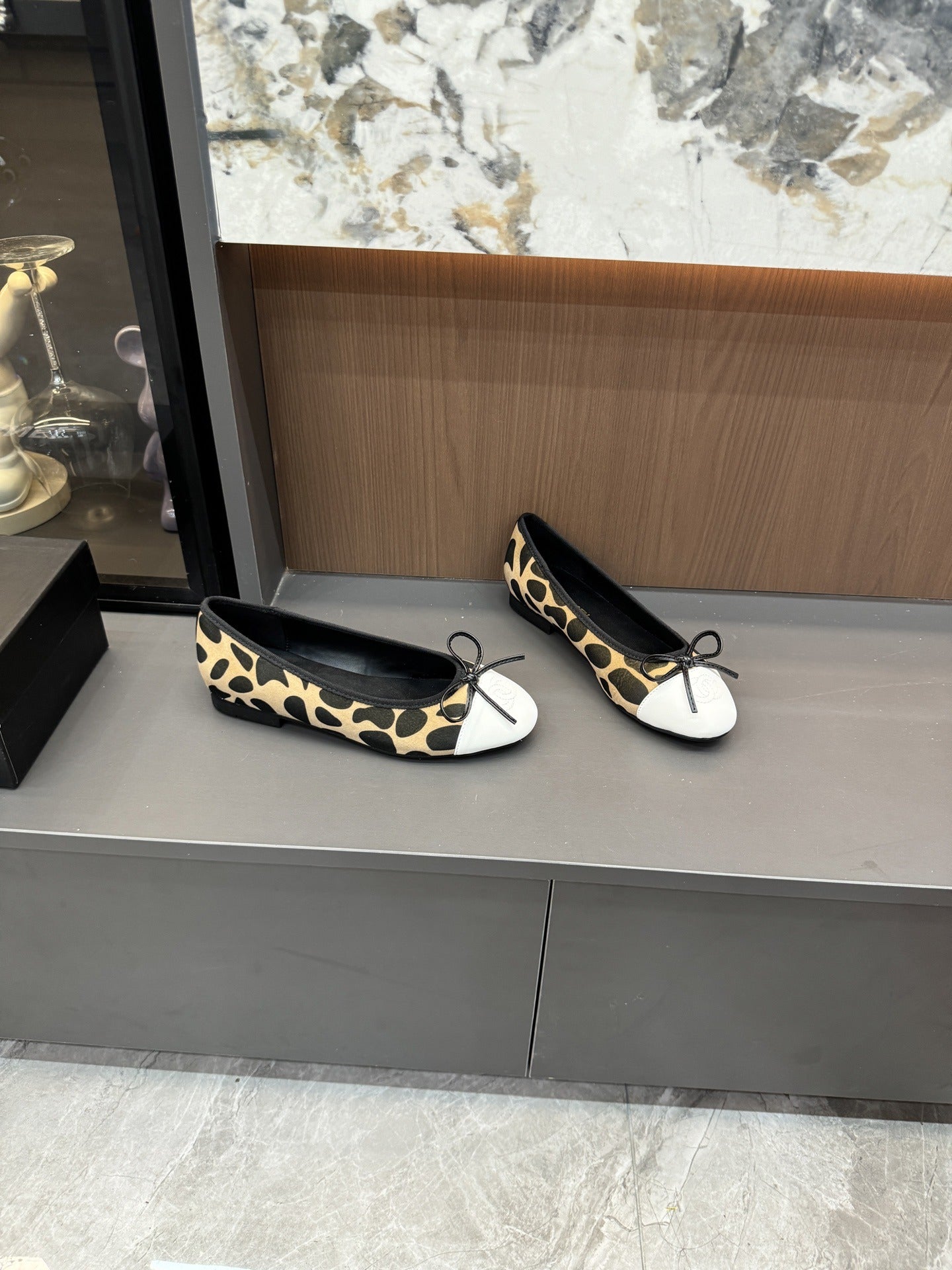 Chanel Lambskin Leather Bow Shoes