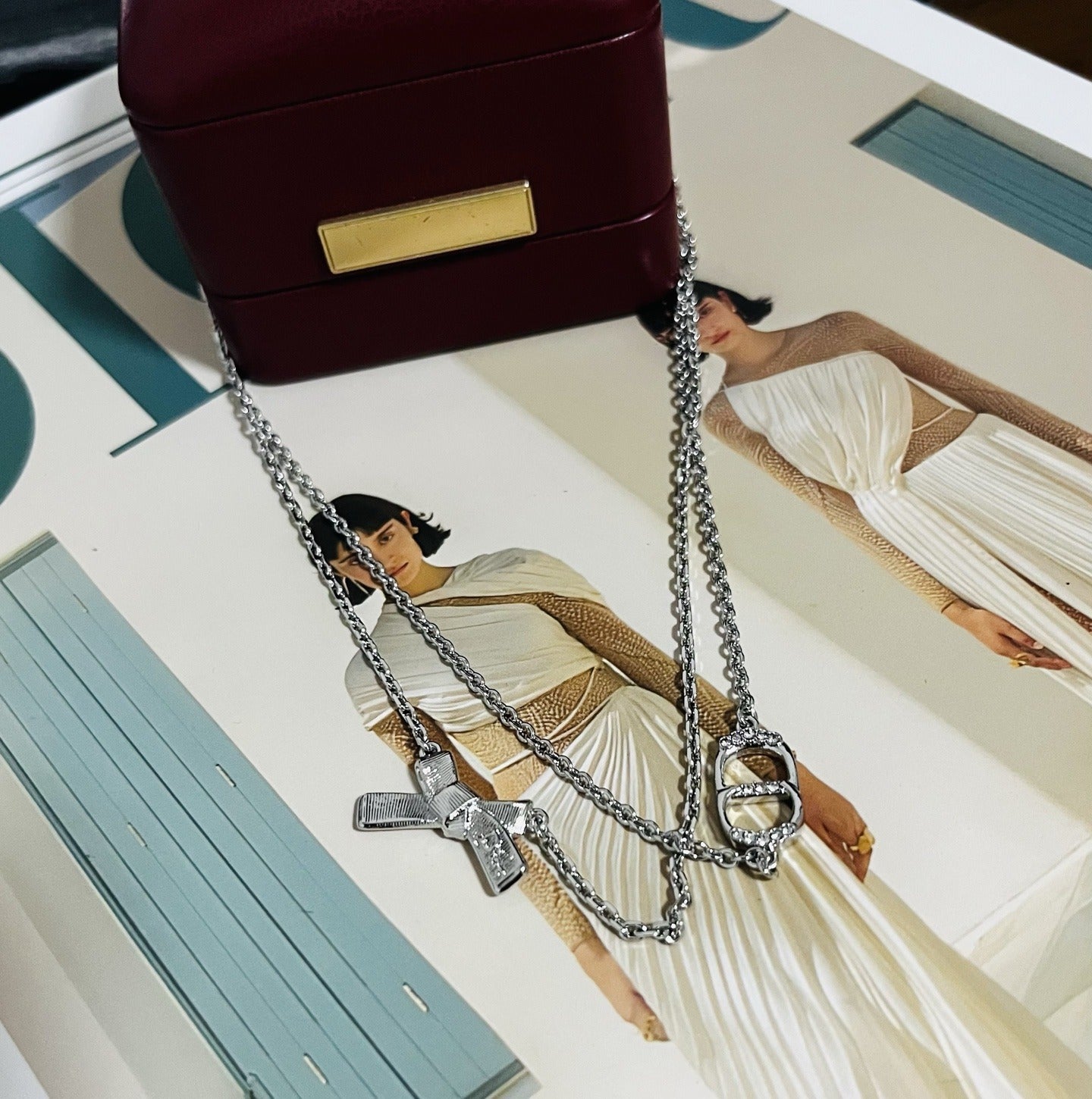 Dior Brass Necklace