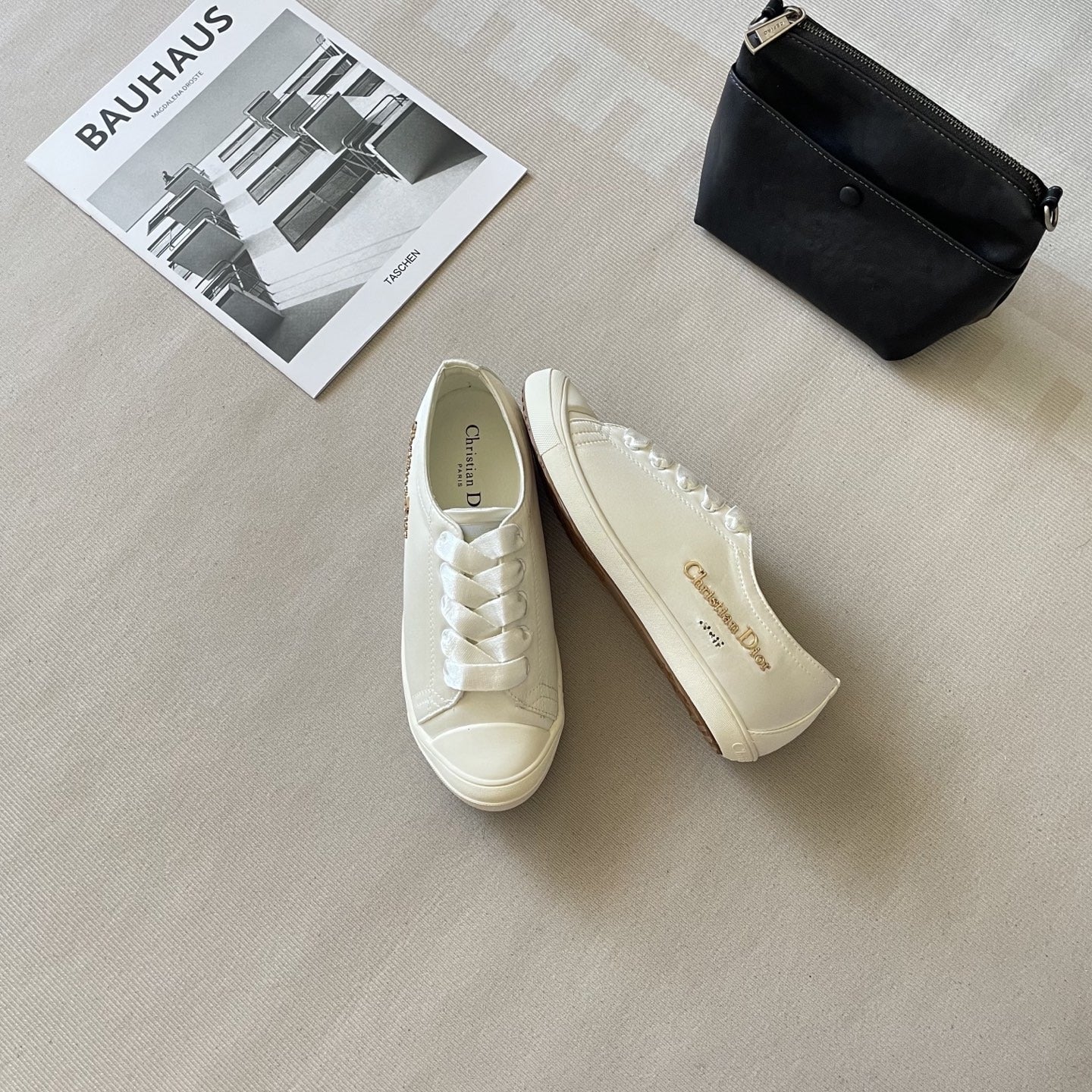 Dior Leather Logo Sneakers
